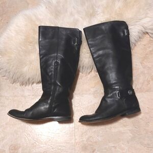 Coach marina tall leather boots size 7B